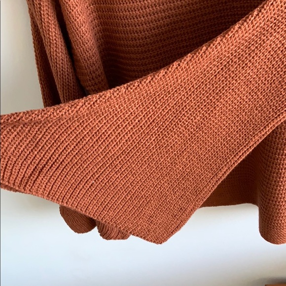 Winter Clearance! Rust Bell Sleeve Knit Sweater - Picture 7 of 7